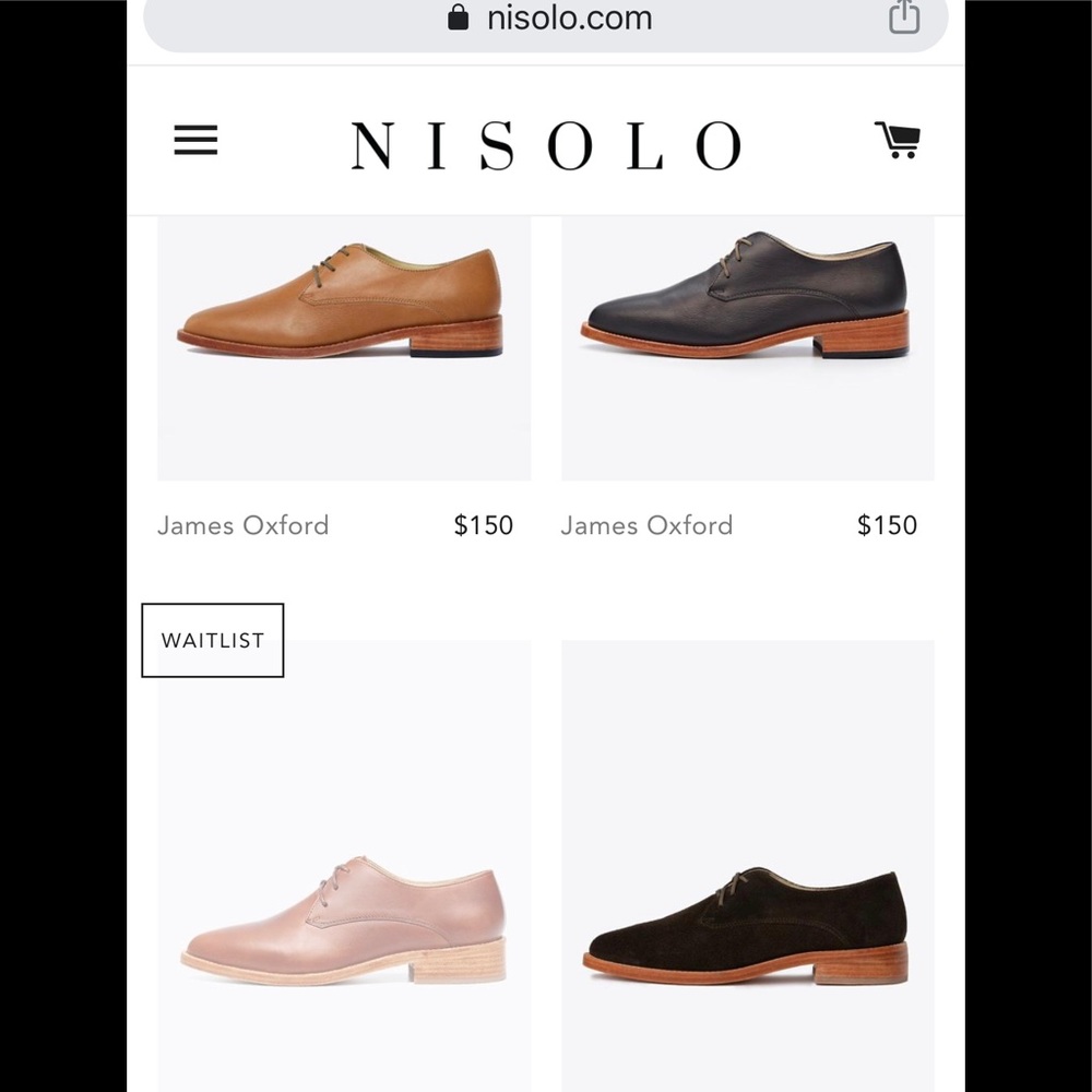 Nisolo James oxford shoes